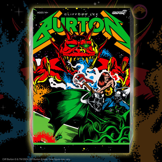 Cliff Burton Ultimates! Action Figure (Superhero Poster), 